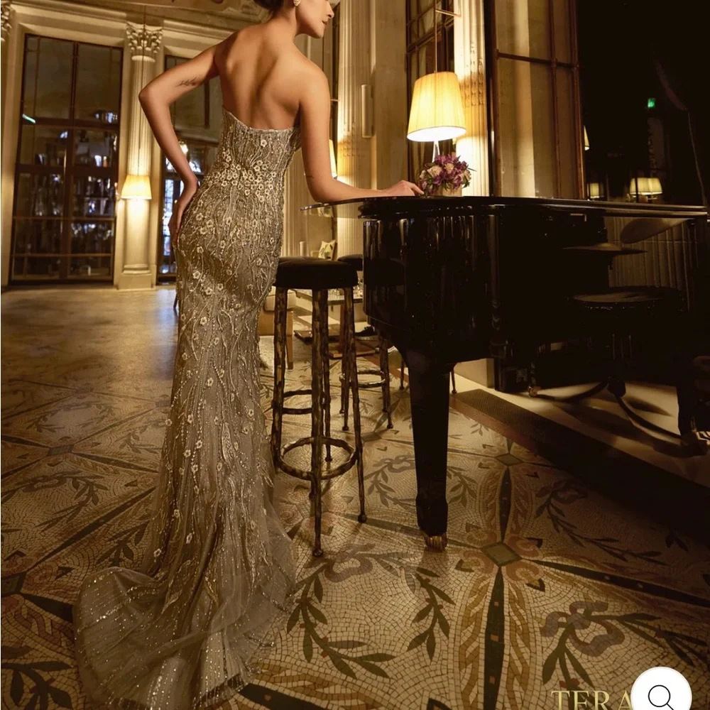Terani Couture | Dresses | Terani Couture Metallic Embellished Maxi Dress | Poshmark Terani Couture | Dresses | Terani Couture Metallic Embellished Maxi Dress | Poshmark